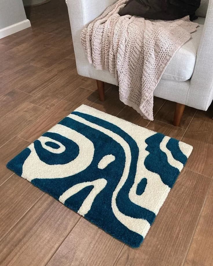 Solid Colour Plush Rugs